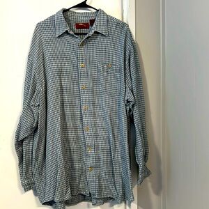 Bob Timberlake long sleeve casual button down shirt for men. Size 2XLT